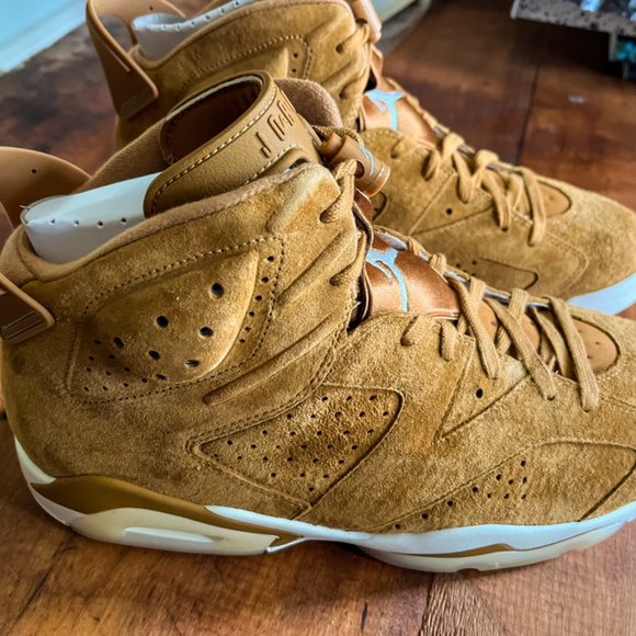 Nike Air Jordan 6 VI Retro Wheat Men’s Size 13 Golden Harvest - Picture 1 of 10